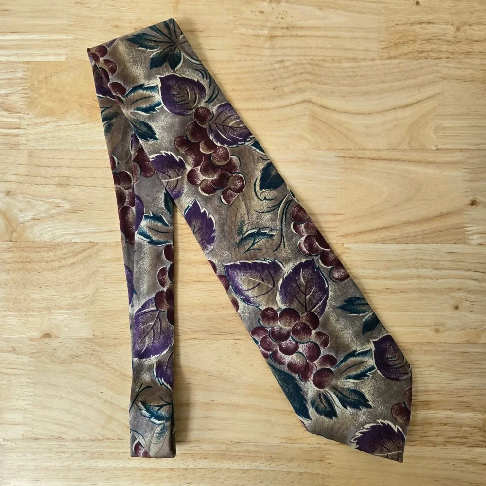 VTG Christian Dior 100% Silk Made in Italy Tie 57" Floral 1990s MADE IN‎ Italy - Picture 2 of 8